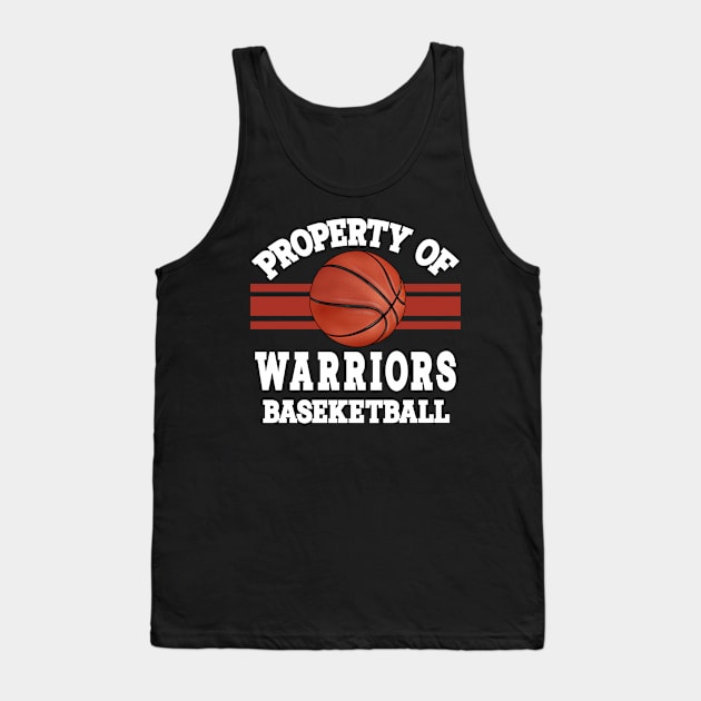 Proud Name Warriors Graphic Property Vintage Basketball Tank Top by Frozen Jack monster